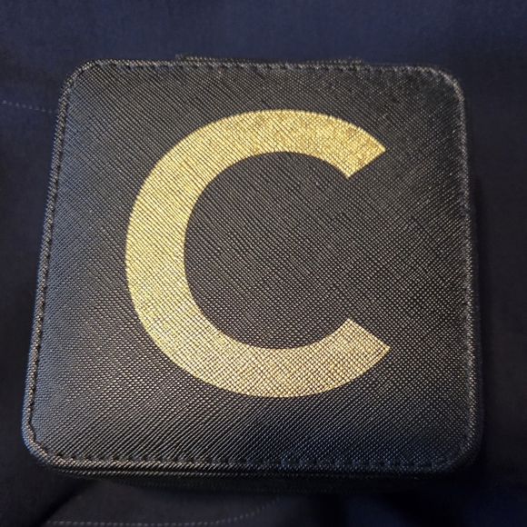 Handbags - Like New Travel Jewelry Case Letter "C"